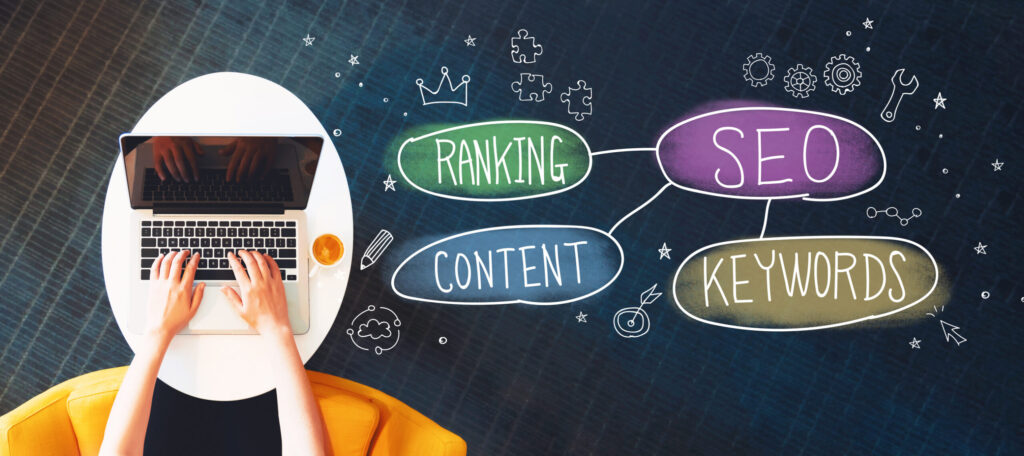 SEO blog on a restaurant website with featured posts