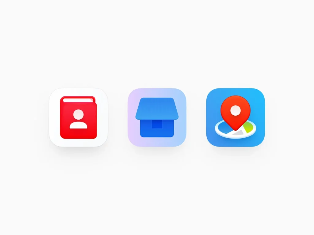Google Maps location embedded in restaurant website
