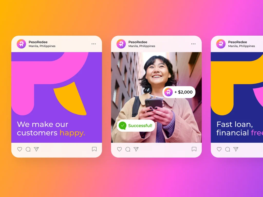 Instagram feed embedded in restaurant website